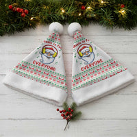 Funny Santa Music Is For Everyone Christmas Santa Hat Xmas Holiday Patterns - Wonder Print Shop
