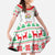 Funny Santa Music Is For Everyone Christmas Family Matching Off The Shoulder Long Sleeve Dress and Hawaiian Shirt Xmas Holiday Patterns - Wonder Print Shop