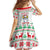 Funny Santa Music Is For Everyone Christmas Family Matching Off The Shoulder Long Sleeve Dress and Hawaiian Shirt Xmas Holiday Patterns - Wonder Print Shop