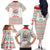 Funny Santa Music Is For Everyone Christmas Family Matching Off The Shoulder Long Sleeve Dress and Hawaiian Shirt Xmas Holiday Patterns - Wonder Print Shop
