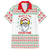 Funny Santa Music Is For Everyone Christmas Family Matching Off Shoulder Maxi Dress and Hawaiian Shirt Xmas Holiday Patterns - Wonder Print Shop