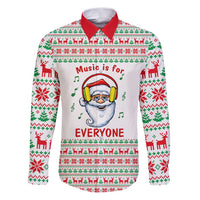 Funny Santa Music Is For Everyone Christmas Family Matching Puletasi and Hawaiian Shirt Xmas Holiday Patterns - Wonder Print Shop