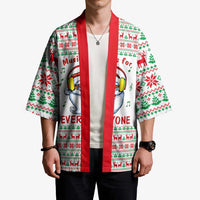 Funny Santa Music Is For Everyone Christmas Kimono Xmas Holiday Patterns - Wonder Print Shop