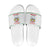 Funny Santa Music Is For Everyone Christmas Slide Sandals Xmas Holiday Patterns - Wonder Print Shop