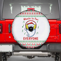 Funny Santa Music Is For Everyone Christmas Spare Tire Cover Xmas Holiday Patterns - Wonder Print Shop