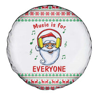 Funny Santa Music Is For Everyone Christmas Spare Tire Cover Xmas Holiday Patterns - Wonder Print Shop