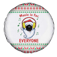 Funny Santa Music Is For Everyone Christmas Spare Tire Cover Xmas Holiday Patterns - Wonder Print Shop