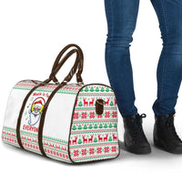 Funny Santa Music Is For Everyone Christmas Travel Bag Xmas Holiday Patterns - Wonder Print Shop
