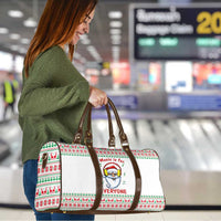 Funny Santa Music Is For Everyone Christmas Travel Bag Xmas Holiday Patterns - Wonder Print Shop