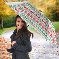 Funny Santa Music Is For Everyone Christmas Umbrella Xmas Holiday Patterns - Wonder Print Shop