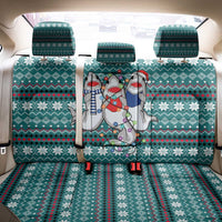 Funny Shark Christmas Back Car Seat Cover Xmas Holiday Patterns - Wonder Print Shop