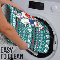 Funny Shark Christmas Bathroom Set Xmas Holiday Patterns - Wonder Print Shop