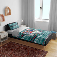 Funny Shark Christmas Bedding Set Xmas Holiday Patterns - Wonder Print Shop