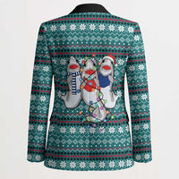 Funny Shark Christmas Blazer Xmas Holiday Patterns - Wonder Print Shop