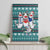 Funny Shark Christmas Canvas Wall Art Xmas Holiday Patterns - Wonder Print Shop