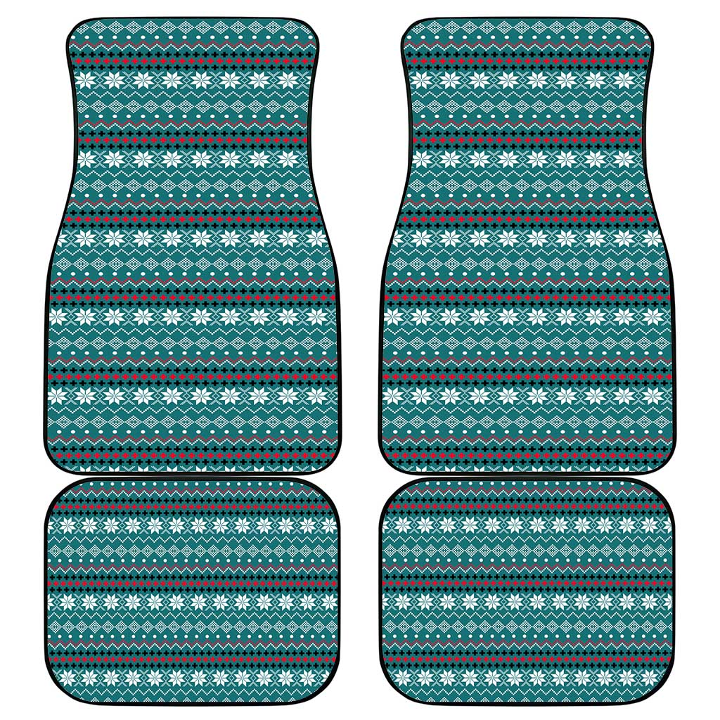 Funny Shark Christmas Car Mats Xmas Holiday Patterns - Wonder Print Shop