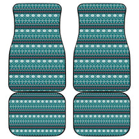 Funny Shark Christmas Car Mats Xmas Holiday Patterns - Wonder Print Shop