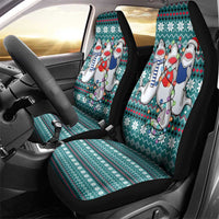 Funny Shark Christmas Car Seat Cover Xmas Holiday Patterns - Wonder Print Shop