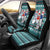 Funny Shark Christmas Car Seat Cover Xmas Holiday Patterns - Wonder Print Shop