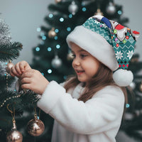 Funny Shark Christmas Santa Hat Xmas Holiday Patterns - Wonder Print Shop