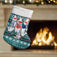 Funny Shark Christmas Stocking Xmas Holiday Patterns - Wonder Print Shop