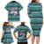 Funny Shark Christmas Family Matching Long Sleeve Bodycon Dress and Hawaiian Shirt Xmas Holiday Patterns - Wonder Print Shop