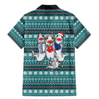 Funny Shark Christmas Family Matching Mermaid Dress and Hawaiian Shirt Xmas Holiday Patterns - Wonder Print Shop