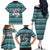 Funny Shark Christmas Family Matching Off The Shoulder Long Sleeve Dress and Hawaiian Shirt Xmas Holiday Patterns - Wonder Print Shop