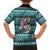 Funny Shark Christmas Family Matching Short Sleeve Bodycon Dress and Hawaiian Shirt Xmas Holiday Patterns - Wonder Print Shop
