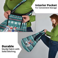 Funny Shark Christmas Grocery Bag Xmas Holiday Patterns - Wonder Print Shop