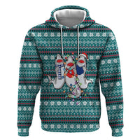 Funny Shark Christmas Hoodie Xmas Holiday Patterns - Wonder Print Shop