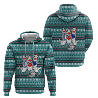 Funny Shark Christmas Hoodie Xmas Holiday Patterns - Wonder Print Shop