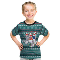 Funny Shark Christmas Kid T Shirt Xmas Holiday Patterns - Wonder Print Shop