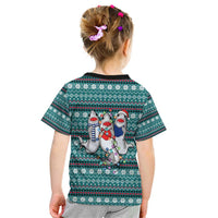 Funny Shark Christmas Kid T Shirt Xmas Holiday Patterns - Wonder Print Shop
