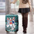 Funny Shark Christmas Luggage Cover Xmas Holiday Patterns - Wonder Print Shop
