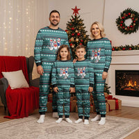 Funny Shark Christmas Pajama Set Xmas Holiday Patterns - Wonder Print Shop