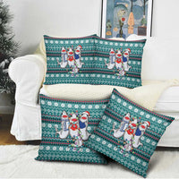 Funny Shark Christmas Pillow Cover Xmas Holiday Patterns - Wonder Print Shop