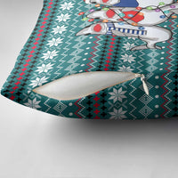 Funny Shark Christmas Pillow Cover Xmas Holiday Patterns - Wonder Print Shop