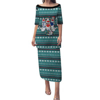 Funny Shark Christmas Puletasi Xmas Holiday Patterns - Wonder Print Shop