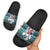 Funny Shark Christmas Slide Sandals Xmas Holiday Patterns - Wonder Print Shop