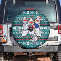 Funny Shark Christmas Spare Tire Cover Xmas Holiday Patterns - Wonder Print Shop