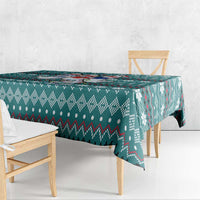 Funny Shark Christmas Tablecloth Xmas Holiday Patterns - Wonder Print Shop