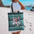Funny Shark Christmas Tote Bag Xmas Holiday Patterns - Wonder Print Shop