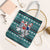 Funny Shark Christmas Tote Bag Xmas Holiday Patterns - Wonder Print Shop