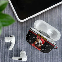 Give Your Heart Bulldog Christmas AirPods Case Xmas Holiday Patterns - Wonder Print Shop