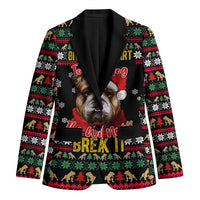 Give Your Heart Bulldog Christmas Blazer Xmas Holiday Patterns - Wonder Print Shop