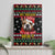 Give Your Heart Bulldog Christmas Canvas Wall Art Xmas Holiday Patterns - Wonder Print Shop