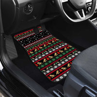 Give Your Heart Bulldog Christmas Car Mats Xmas Holiday Patterns - Wonder Print Shop