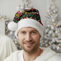 Give Your Heart Bulldog Christmas Santa Hat Xmas Holiday Patterns - Wonder Print Shop