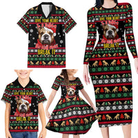 Give Your Heart Bulldog Christmas Family Matching Long Sleeve Bodycon Dress and Hawaiian Shirt Xmas Holiday Patterns - Wonder Print Shop
